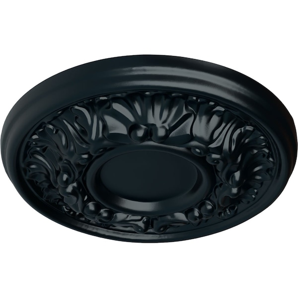 Odessa Ceiling Medallion (Fits Canopies Up To 2 1/2), Hand-Painted Night Shade, 7 1/2OD X 1 1/8P
